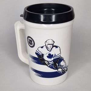 Vintage 90's Toronto Maple Leafs Travel Mug NHL Gift